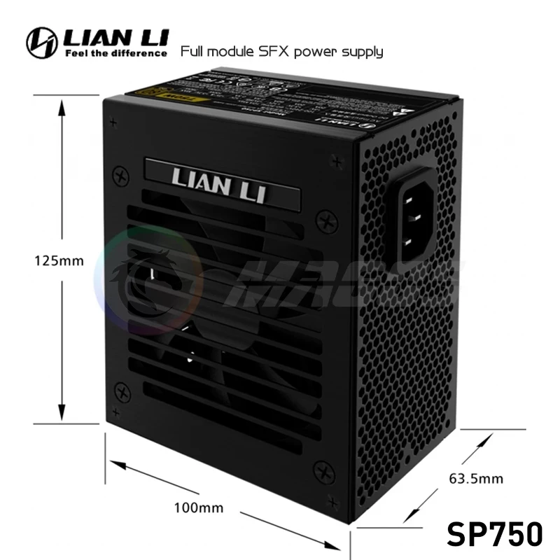 LIAN LI PSU 750w SFX Power Sup - 750W Sfx Fully Modular Power Supply recension och pris